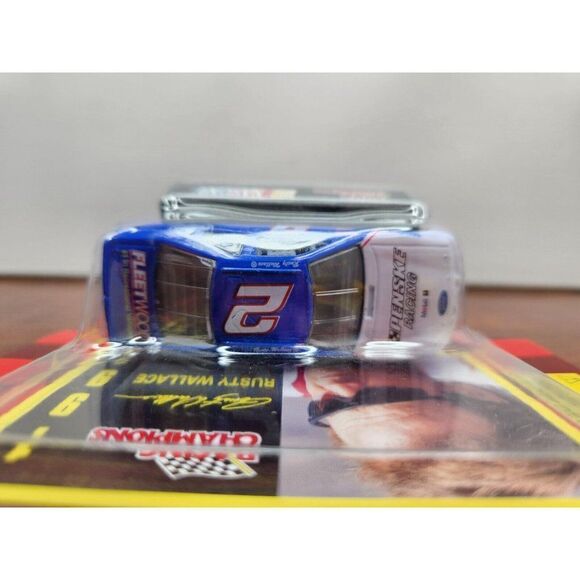 Vintage 1997 Racing Champions 1:64 #2 Rusty Wallace Diecast NASCAR Stand Card - Picture 6 of 9